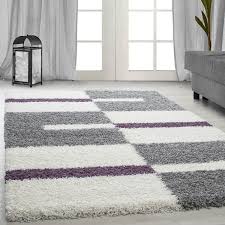 Yes, we said purple, couches and chairs and such. Shaggy Pile Living Room Shaggy Carpet Pile Height 3cm Grey White Purple
