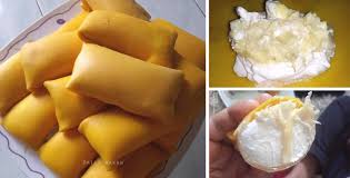Durian crepe cake has to be refrigerated at least for 4 hours or overnight for the flavours to develop. Cara Buat Durian Crepe Sedap Teruja First Time Buat Menjadi Sebab Ikut Resepi Mudah Ini Daily Makan