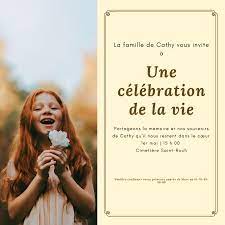 Invitations aux obsèques & funérailles : modèles gratuits | Canva