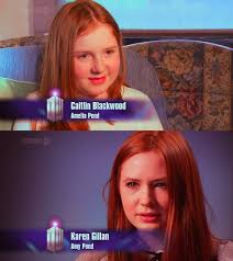 Did You Know Caitlin Blackwood Who Plays Young Amelia Pond Is Actually Karen Gillan S Cousin This Explains So Karen Gillan Bbc Doctor Who Doctor Who