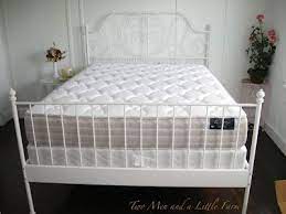 Most fun was shaping the knobs. Two Men And A Little Farm Something To Sleep On Finally Luxury Bedroom Decor Leirvik Bed Leirvik Bed Ideas