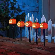 4.6 out of 5 stars 15. Pumpkin Pathway Battery Operated Lawn Stakes Halloween Decoration Learn More By Pumpkin Halloween Decorations Holiday Decor Halloween Halloween Decorations