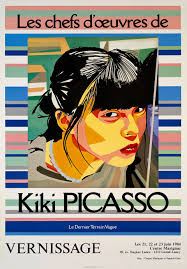 Vintage poster – Kiki Picasso, Les chefs doeuvres – Galerie 1 2 3