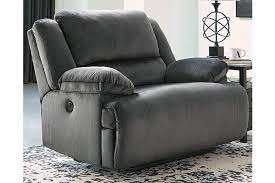 Clonmel charcoal power recliner from ashley furniture. Clonmel Oversized Manual Recliner Ashley Furniture Homestore