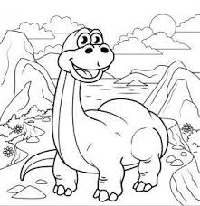 Print coloring of dinosaur and free drawings. Dinosaur Colouring Book Free Kids Books