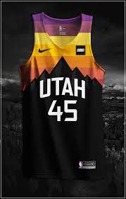 Like the new gradient jerseys, the jazz new court features the team's yellow to black stripes making up the painted key under each basket. Pin By Shae On Esportes Nba Jersey Outfit Sports Jersey Design Basketball Uniforms Design