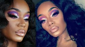 End of summer BRIGHT Tiffany BLUE Makeup Look