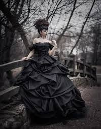 Elegant Black Victorian Custom Made Gothic Gown Black Ball Gown Black Wedding Dresses Gothic Wedding Dress