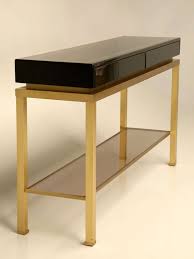 Pair Of Consoles By Guy Lefevre For Maison Jansen In 2020 Modern Console Tables Furniture Accessories Iron Furniture