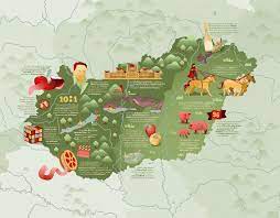 The rubik's cube debuted in hungary in 1977 and gained international fame. Illustrated Map Of Hungary With Fun Facts Illustrierte Karte Von Ungarn Mit Fakten Und Sehenswurdigkeiten Fu Illustrierte Karten Editorial Illustration Karten