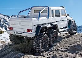 Traxxas Mercedes Benz G 63 Amg Trx6 6x6 1 10 Crawler White Camion La Boutique Du Teleguide