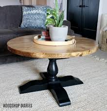 Notify me when this product is available: Diy Round Pedestal Coffee Table Free Diy Building Plans And Tutorial