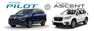 the honda pilot vs the subaru ascent sioux falls sd