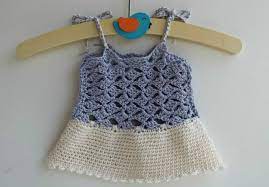 Per farlo vi occorrono 300 gr di filato di cotone n 3 ed un uncinetto n 2,5 o 3 a seconda dell'uncinetto che andrete ad utilizzare la taglia cambia di una misura. Schema Per Vestito Neonata Uncinetto Fabcroc