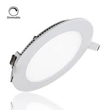 Sandg Dimmable Led Lights Round Ultrathin Under Cabinet Lighting 18w 1210lm 3000k War Led Recessed Lighting Bathroom Light Fixtures Ceiling Led Panel Light