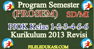 Kurikulum 2013 sd/mi kelas 1,2,3,4,5,6 semester 1 dan semester 2 revisi terbaru file doc sesuai dengan kompetensi dasar buku pjok kurikulum 2013 revisi terbaru. Promes Pjok Sd Mi Kelas 1 Sampai 6 Kurikulum 2013 Revisi File Edukasi
