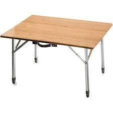 Home Wood Folding Table Camping Table Bamboo Table