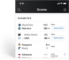 Watch espn to get latest sports news coverage, scores, highlights and commentary for nfl, mlb, nba, college football, ncaa basketball. Espn App Download On Ios App Store Google Play