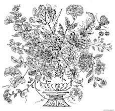 Plus, it's an easy way to celebrate each season or special holidays. Complex Flower Vase 1740 Mural Tile Coloring Pages Printable