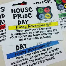This Will Be Awesome I Can T Wait Today We Had Lunch With Our 8 House Captains And Talked About The House House System Ron Clark Classroom School Culture