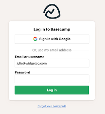 Using the right google account can become confusing if you aren't logged into the one you want. Logging In Basecamp 3 Help