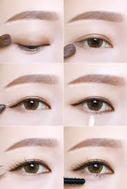 Korean Eye Makeup Tutorial Credits To Ziny1130 Blog Me Credits Eye Korean Makeup Tutorial Ziny1 Asian Eye Makeup Ulzzang Makeup Eye Makeup Tutorial