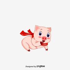 Happy Pig Pig Clipart Cartoon Comics Animal Illustration Png Transparent Clipart Image And Psd File For Free Download Pig Illustration Happy Pig Animal Illustration