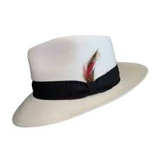 Capas Bogart Genuine Panama Fedora With Teardrop Block Holland Hats