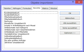 Check spelling or type a new query. Importieren Von Datenbankobjekten In Die Aktuelle Access Datenbank