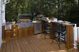 Kitchen Inspiration For Outdoor Kitchen Cabinets Lowes Cal Flame Stainless Steel Outdoor Kitchen Black Full Wrought Iron Desain Dapur Dapur Dapur Luar Ruangan