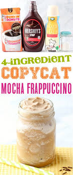 Frappuccino Recipe This Homemade Starbucks Mocha Copycat Coffee Frappe Is Decadent Delicious And So Ea Frappe Recipe Mocha Frappe Recipe Frappuccino Recipe