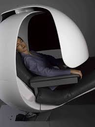 Enter the sleep (or nap) pod. Googlers Take Naps In Bizarre Contraption