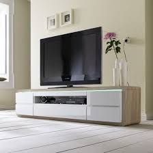 Frame Tv Stand In Oak And White Gloss And Led Tv Stand Designs Wooden Tv Stands Framed Tv