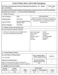 What Do Alphabets E S Q R M On The Electoral Roll Indicate