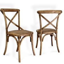 Amazon Com Adeco Ch0004 Elm Wood Rattan Antique Dining Chairs Set Of 2 Home Decor Living Dining Chairs Solid Wood Dining Chairs Antique Dining Chairs