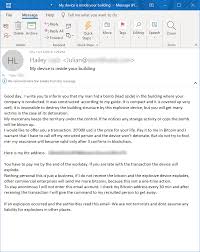 The n1ghtm4r3 emails the story of how a scumbag named n1ghtm4r3 polluted our inbox with bitcoin phishing emails. Heads Up New Email Extortion Scam Bomb Threat Demands Bitcoin