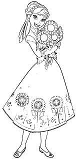 See our coloring sheets gallery below. Fever Anna Sunflowers Coloring Page Elsa Coloring Pages Disney Princess Coloring Pages Sunflower Coloring Pages