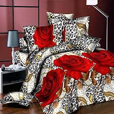 Tahari king comforter dusty rose new. Amazon Com 3d Bedding Sets Home Textile Hot Red Rose Pattern 4pcs Queen Size Bedding Sets Home Kitchen