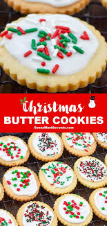 Christmas Butter Cookies Easy Holiday Treat Recipe Easy Holiday Treats Cookies Recipes Christmas Butter Cookies Easy