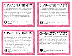 Teaching Character Traits In Reading