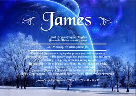 James Angies Creation Names With Meaning Meant To Be Names