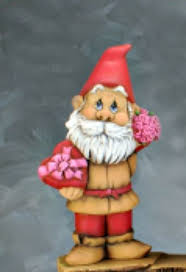 Romeo Little Gnome Valentine Paint Your Own Ceramic Figurines Ceramic Figurines Gnomes Ceramics