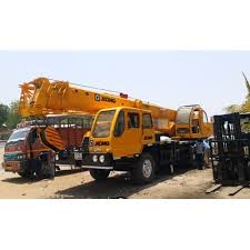 Yellow Used Xcmg Hydraulic Truck Crane Capacity 25 Ton