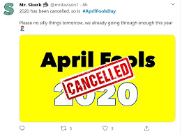 Brits Say Aprils Fools Day Should Be Cancelled As 2020 S One Big Joke Daily Mail Online
