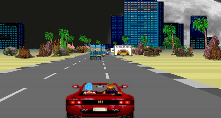 Pixel Car Christmas