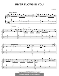Noten river flows in you klavier spielen. River Flows In You Von Yiruma Noten Auf Musicaneo