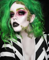You can achieve this with a beetlejuice makeup tutorial. Beetlejuice Costume Female Makeup Makeupview Co