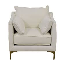 79 Off Caitlin Petite White Accent Chair Chairs White Accent Chair Accent Chairs Comfy Accent Chairs
