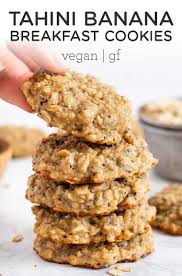 Tahini Banana Breakfast Cookies Vegan Gf Simply Quinoa Recipe In 2020 Breakfast Cookies Healthy Banana Recipes Banana Breakfast