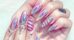 Nails nailart cute nails love acrylic rainbow unicorn. How To Create A 3d Unicorn Horn Nail Art To Achieve Your Rainbow Dreams